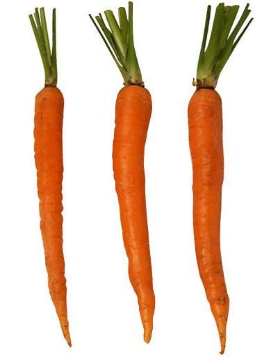 Carrots Pick carrots which are a dark orange in color. More beta-carotene is present in carrots which have a dark orange color.