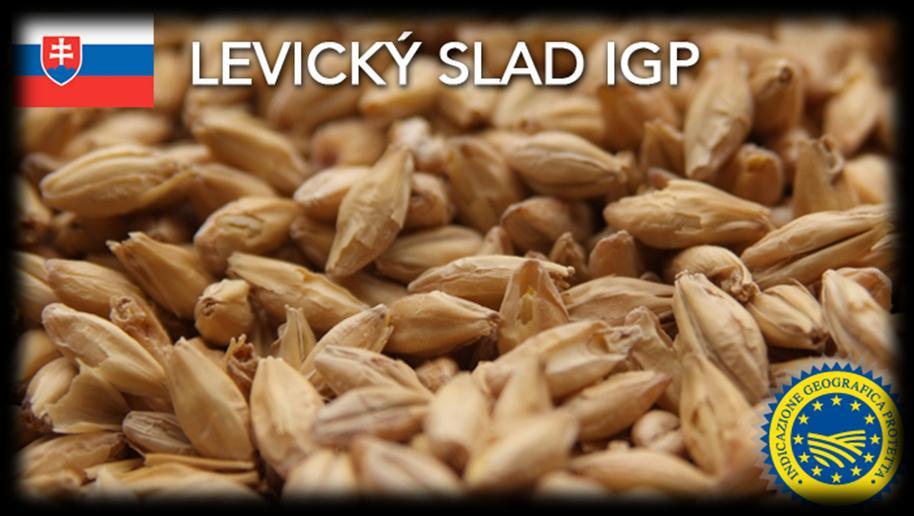Protected Geographical Indication (PGI) SK: 10 products: PL: 20 products Malt: Levický slad (since 2015): is a light pilsnertype barley malt intended