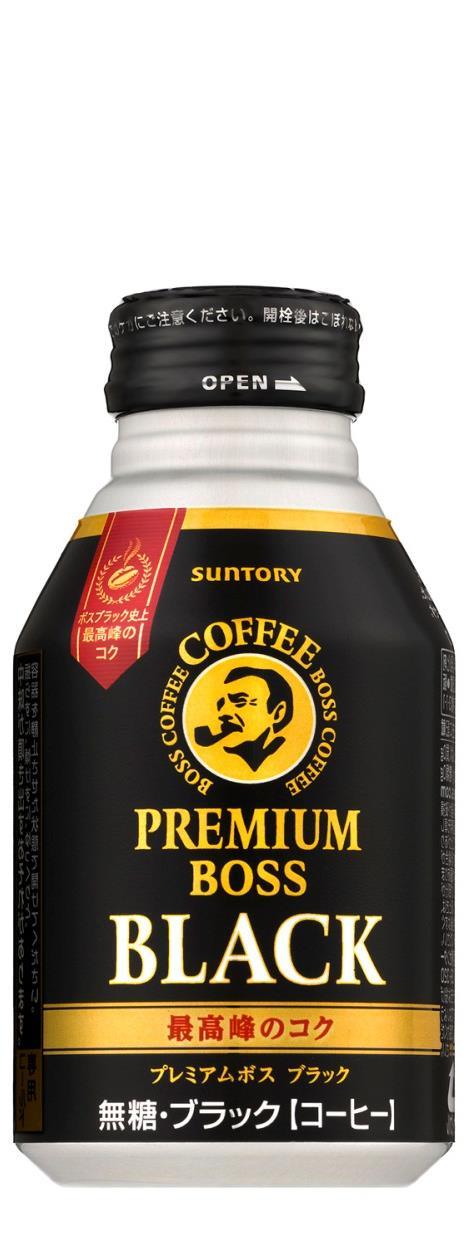 March 10 launch PREMIUM BOSS BLACK Concept Evolve premium bottle-shaped canned coffee BLACK