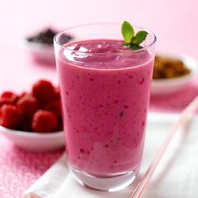 Shakeology Snack Raspberry Protein Smoothie * 1 cup sliced raspberries (FRUIT)