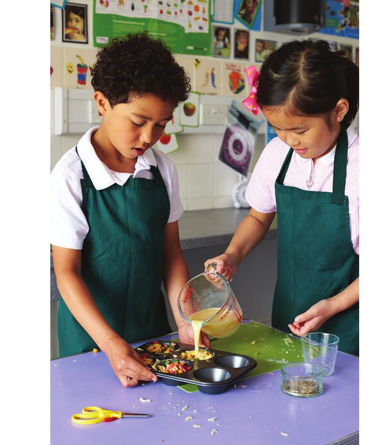 Demonstration G o through the recipe so that children understand your expectations.