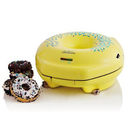 Sunbeam FPSBDML920 Donut Maker MSRP: $20.00 Many busy moms just skip the homemade donuts and buy them, because it s simply too complicated and time consuming to get them right at home.