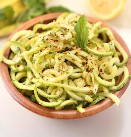 Prep time: 10 mins Ttal time: 10 mins Ingredients Lemn Herb Zucchini Ndle Salad 3 large zucchinis (r summer squash), spiralized r julienned 1 large celery stalk, thinly sliced 1 tbsp finely chpped
