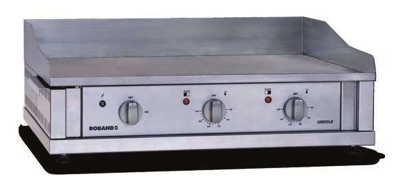 The Models Griddle Selection Guide G500 2300 W 10 Amp G500XP 3450 W 15 Amp G500 (8 mm plate) 2300W, 10 Amp Light Duty Medium Production High Production G700 4240 W 18.