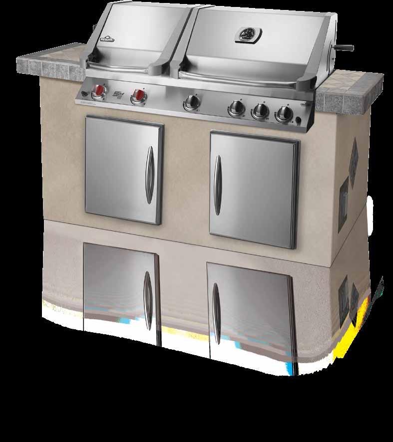 adventurous freedom Gemini Prestige II BIPT750RBI Features: BIPT750RBI Up to 92,500 BTU s Total cooking area: up to 1,156 sq. in.
