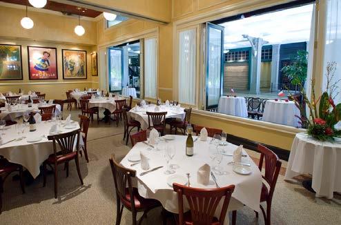 La Salle des Amis Our largest indoor Private Dining Room may hold up to 70 guests for a sit down dinner.