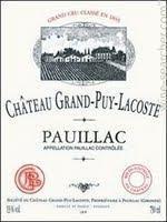 2016 Château Grand Puy Lacoste, 5ème Cru Pauillac 735.00 per 12 bottles in bond The 2016 Grand-Puy-Lacoste is a blend of 79% Cabernet Sauvignon and 21% Merlot that matured in 75% new oak. It has 13.