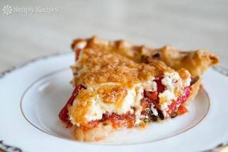 Tomato Pie This is one of my all time favourites and I do mine in mini patry pans and serve as a starter. You can use Puff Pastry for this recipe, but prebake your shell.