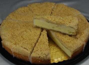 Dutch Apple Cheesecake Plain cheesecake loaded with cinnamon apples in a graham cracker crust