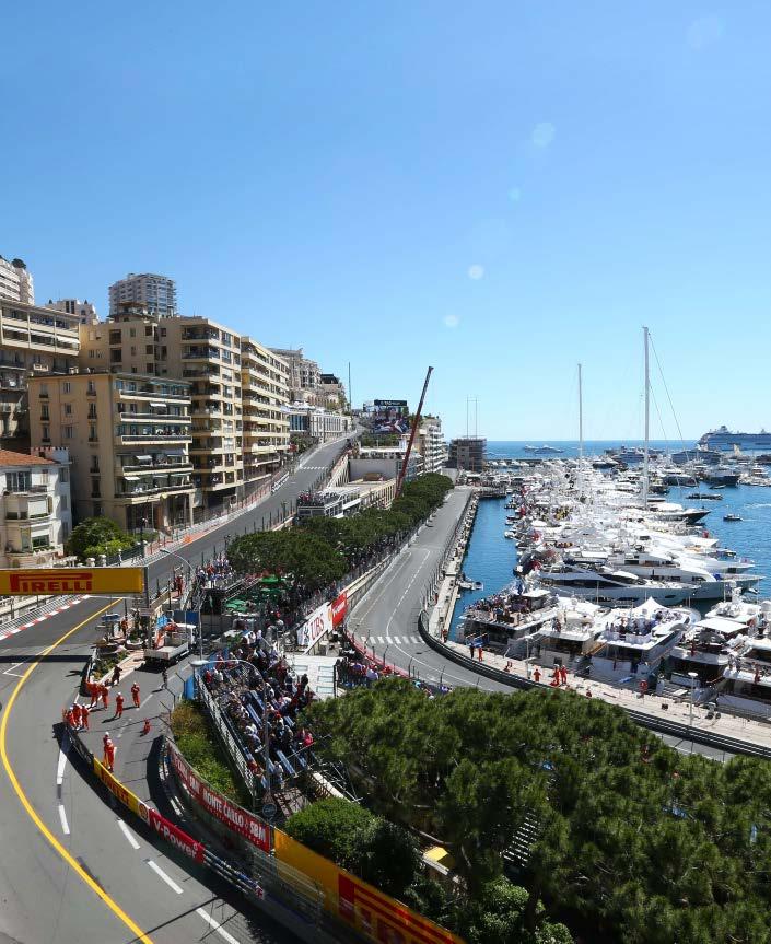 MONACO GRAND-PRIX 25-28 MAY 2017 EXCLUSIVE RACE VIEWING With over 40 terraces each year and the yacht viewing, CMX is the market leader and official F1 partner, helping you to fully enjoy the Monaco
