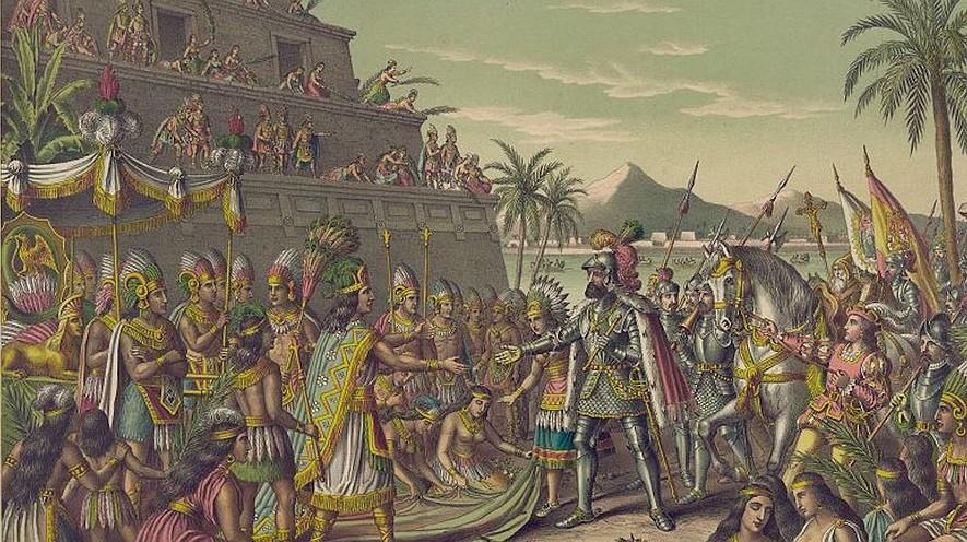 Clash of Cultures: Cortes Conquers Moctezuma and the Aztecs By USHistory.org on 03.21.