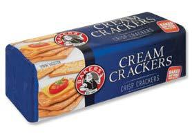 BAKERS BISCUITS - SAVOURY SEGMENTE BAKERS CARRIERS CREAM