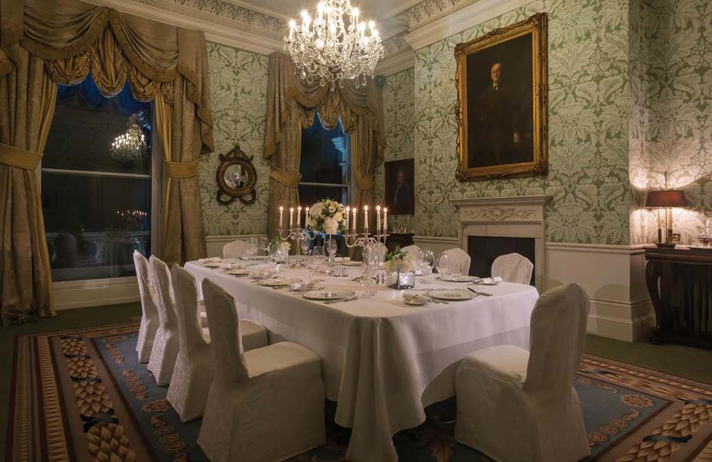 Immerse yourself in a unique atmosphere of old world elegance and refinement Private Dining Rooms Private Dining is available in a choice of the Hotel s historic rooms including the Constitution