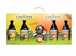 80 (8 in outer) LIMITED AVAILABILITY leffe gift pack Abbey beer from Belgian Brewer Leffe, indluding Radieuse with its fruity aromas and the robust and refined Tripel.