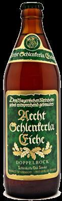 BOTTLES AECHT SCHLENKERLA EICHE 20x500ml NRB ABV 8% - GERMANY Using malt kilned with Oak wood rather than the Beech for Rauchbier for a complex smokiness and Hallertau hops for multi-faceted