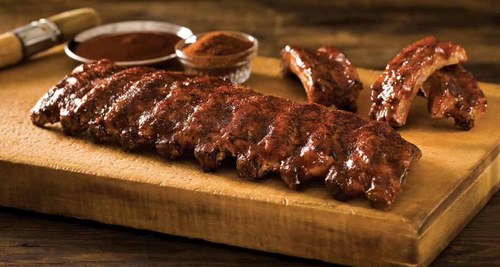BBQ RIBS Hickory-Smoked Baby Back Ribs Our Baby Back Ribs are hickory