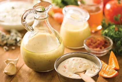 - Delectable DRESSINGS- When you order one of our made-from-scratch dressings, it s fresh from our kitchen, not poured from a bottle.