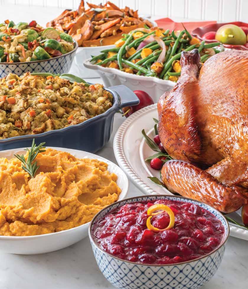 THANKSGIVING DINNER PACKAGE Call 1.866.278.8866, email catering@balduccis.com or order online at balduccis.