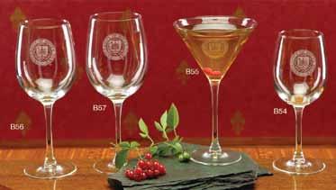 , 9"H Martini Glass Item # B55 $16.50 10 oz.
