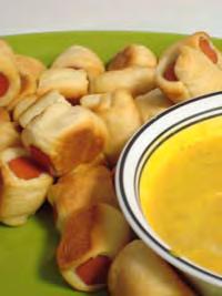 Cheesy Pigs in a Blanket Yield 30 Pieces 1 16-ounce package hot dogs with cheese Flickr.