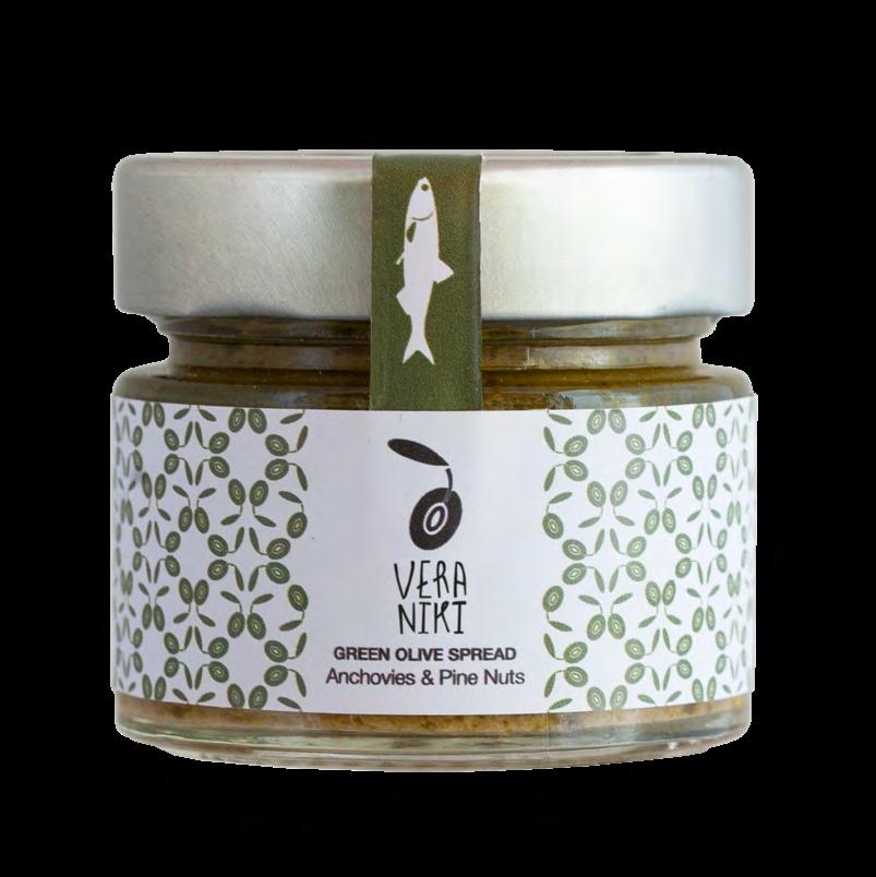 Green olive spread - anchovies & pine nuts 85gr.