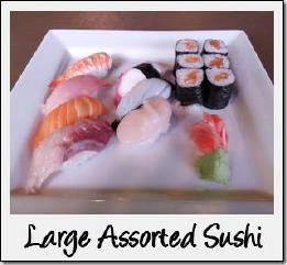 お寿司盛り合わせ ( 小 ) お刺身盛り合わせ ( 小 ) Small Assorted Sushi 10.
