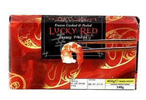 6x700g Lucky Red Shrimps 90/120