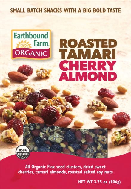 Small Batch Snacks with Big Bold Taste Earthbound Farm s boldly flavored and strongly satisfying organic snack mixes are made in small batches with high quality ingredients.