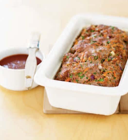 Guide to 3 Keeping meatloaf moist For ease use a loaf-shaped dish Cooking the meatloaf in a loaf dish gives a soft-sided result and a well-coloured crusty top.