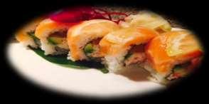 onion on top -served w/ spicy mayo 602 Roll Albacore Delight 12 - Spicy tuna & cucumber