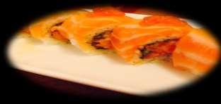 Stuffed Salmon Roll Thai Salmon 13 -Salmon, avocado, jalapeno, cilantro &