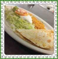 75 A flour tortilla filled with pork marinated with herbs and spices cooked with pineapple and grilled onions. Served with beans, guacamole salad and sour cream Burrito Special 6.