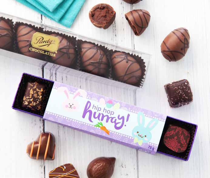 24965 7 pc $14 unny ag This is a tote-ally awesome selection of our most popular Easter chocolates: 2 unny Lollies, Wooly