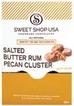 Packaged Confections Sweet Shop USA 1019919 1019920 1019919 Ind Wrap Salt Butter Rum Pecan Cluster Disp 50.25 oz 017109349060 1019920 Ind Wrap Dark Sea Salted Caramel Cluster Disp 50.