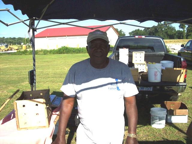 We have local vendors selling produce, artisans and vendors selling value added products such as barbecue sauces, jams, jellies, honey, etc.