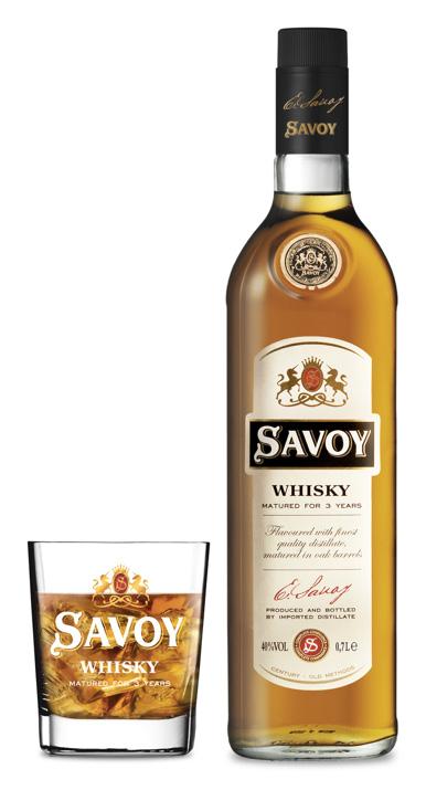 Bulgarian whisky SAVOY Whisky 40% ABV SAVOY Whisky