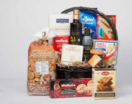 Each is filled with gourmet products and delectable treats that will satisfy any palate. We also make gift baskets with fresh and delicious seasonal fruit.