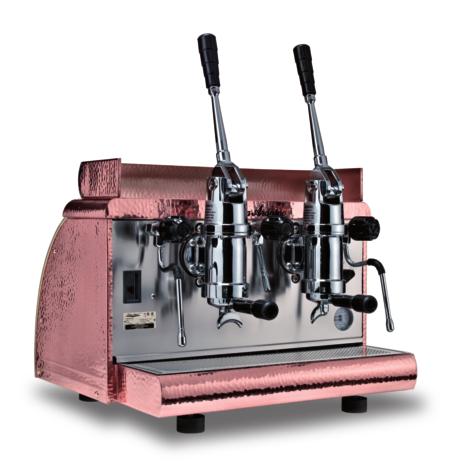 VENUS BAR Traditional espresso coffee machine with vertical boiler, volumetric dosing (Vers. "V") or manual (Vers. "S"); 1 Steam Wand, Hot water Wand: Water Level Glass; Double scale Gauge.