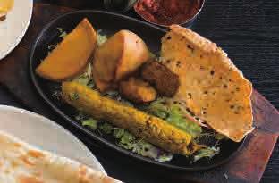 The menu has a wide selection, with more than 15 varieties of curry, as well as tandoori dishes and pakora sandwiches.