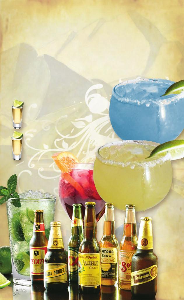 FROM THE BAR MARGARITAS Available in the following sizes: 16 oz., 27 oz., 46 oz. and 60 oz.