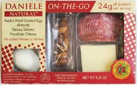 On-the-Go Protein Pack: Flax Seed Corn Chips, Genoa Salame, Mozzarella Cheese, Peeled