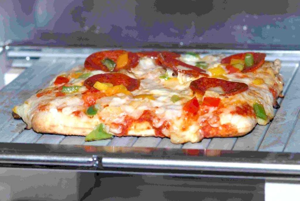 In this cooking test, a Veloci microwave convection oven, produced by Amana Commercial microwaves, was fitted with Silar microwave absorbent ceramic shaped like a grill rod.