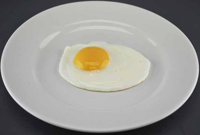 Sub Fried Eggs You ll need: for presentation only) Egg 1 Each 1. Pour the oil into the frying pan, enough to cover the bottom of the pan, place on the stove and bring to temperature 2.