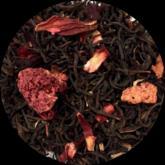 Strawberries & Cream A blend of the finest black tea leaves, whole strawberry