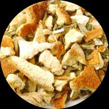 colds and flu. It is an organic blend of orange peel, ginger, Echinacea and ginseng.