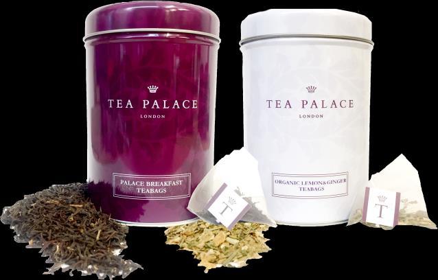pyramid teabags and all presented in our iconic caddies A deliciously convenient way to enjoy