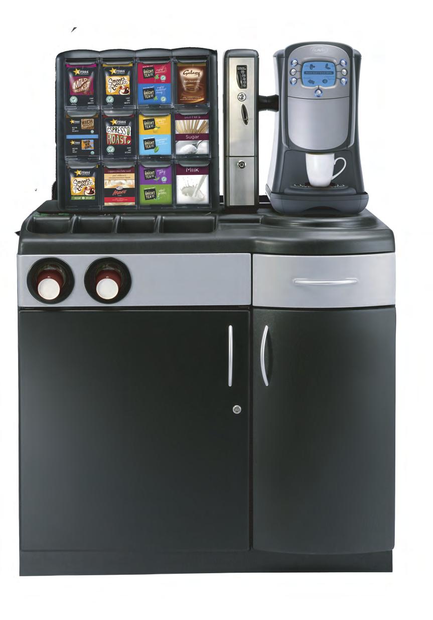 Image shows the FLAVIA CREATION 400 brewer, with 4