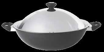 FRYPAN 15006-C 30CM / 12" STIRFRY WITH LID 16075-C