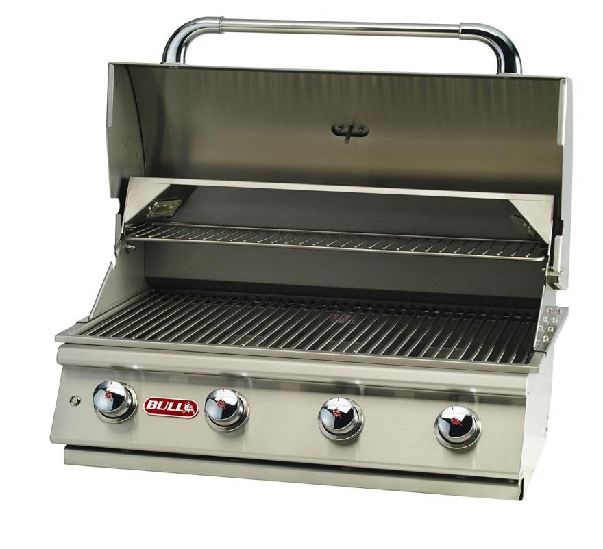 LONESTAR SELECT 4-Burner Stainless Steel Built-in Gas Barbecue Grill Features 60,000 BTU s 14 Gauge, 304 Stainless