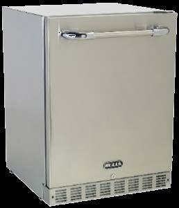 Components Premium Outdoor Rated Stainless Steel Fridge 5.6 Cu. Ft.